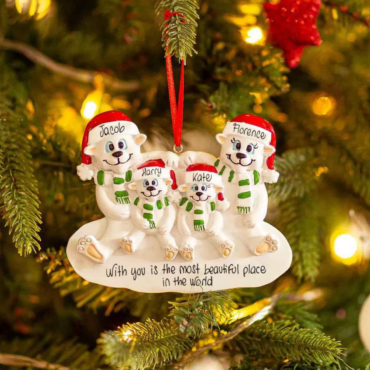 Christmas The Original 4 Christmas Polar Bears Hot