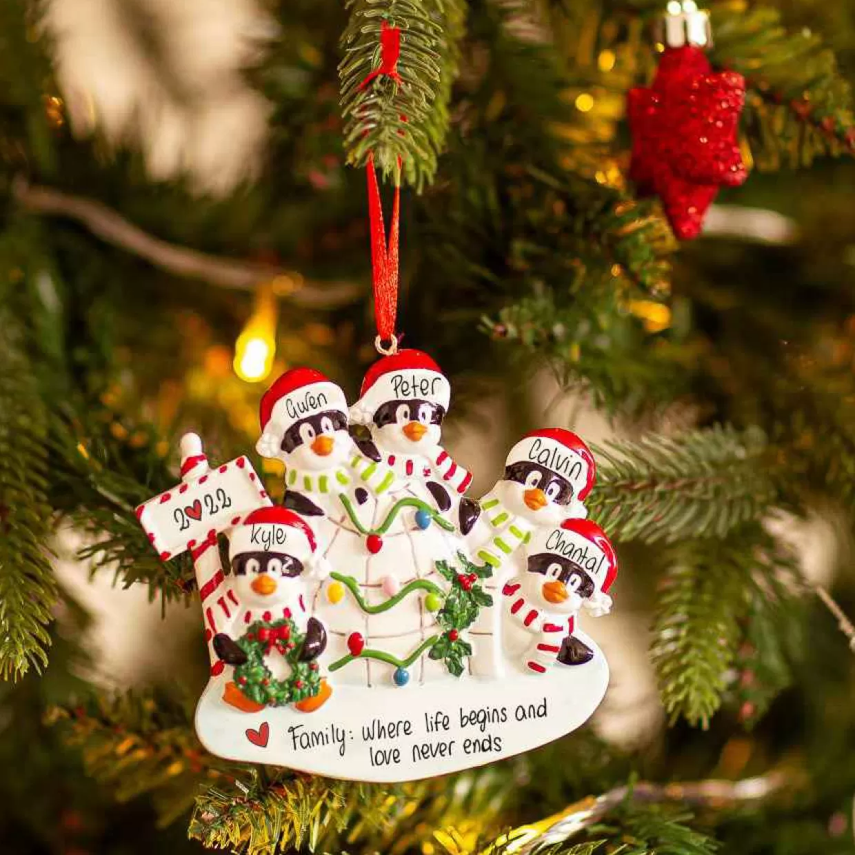 Christmas The Original 5 Penguins On The Igloo Best Sale