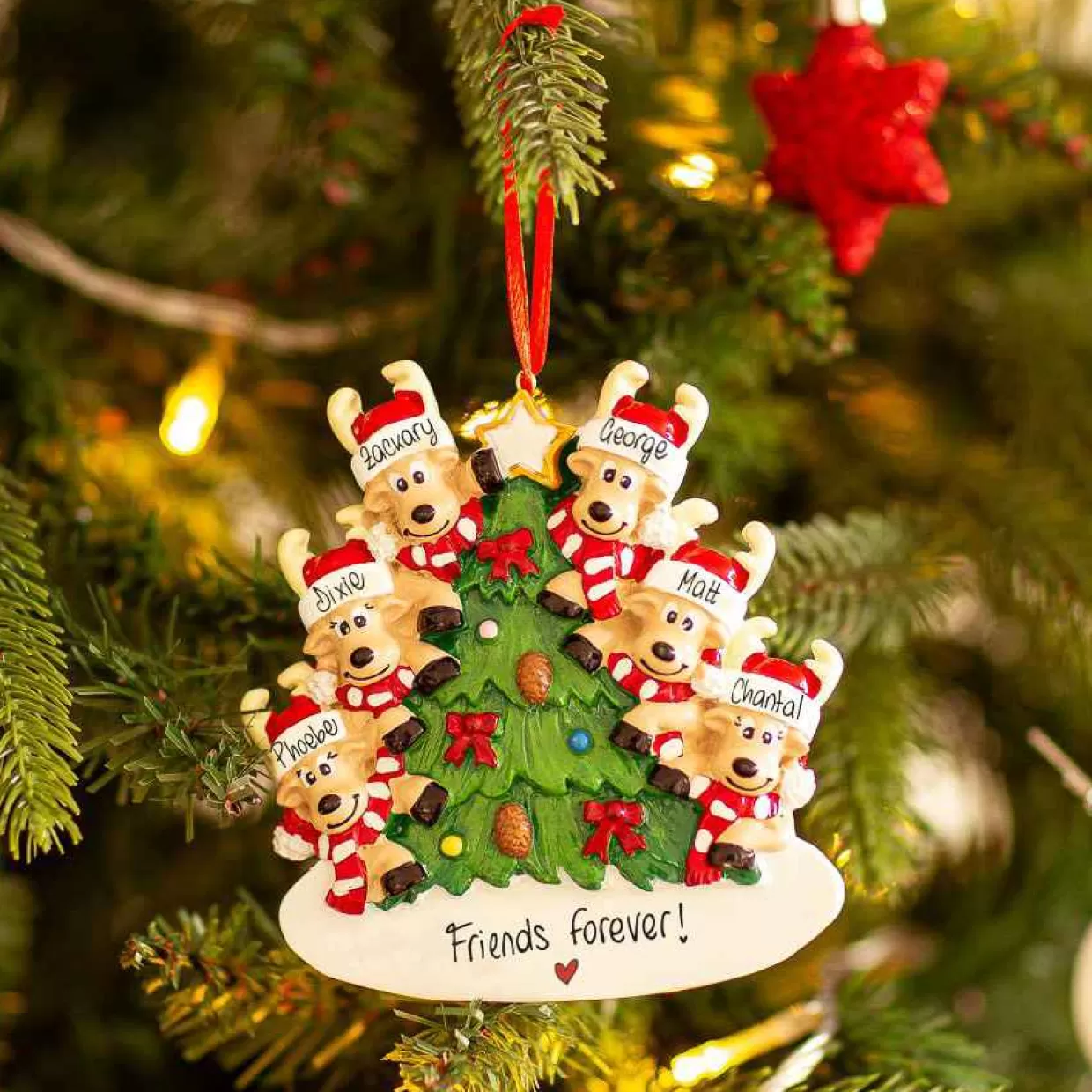 Christmas The Original 6 Reindeer On The Christmas Tree Store
