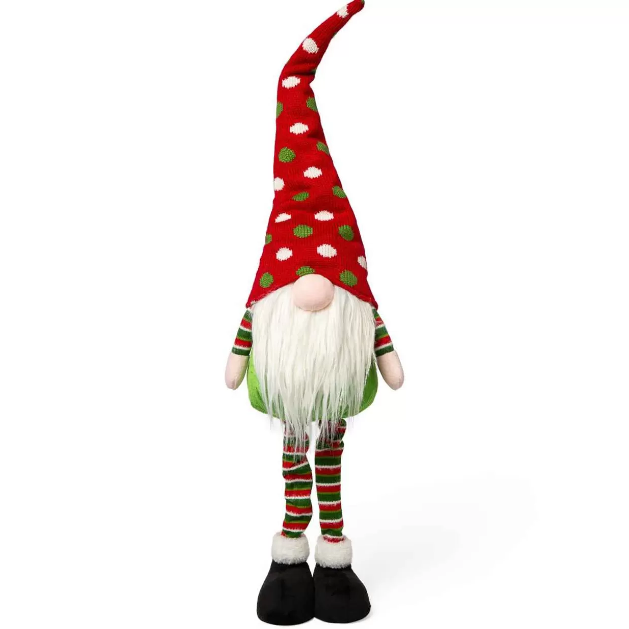 Christmas The Original Elf With White Beard And Red Hat With Polka Dots Cheap