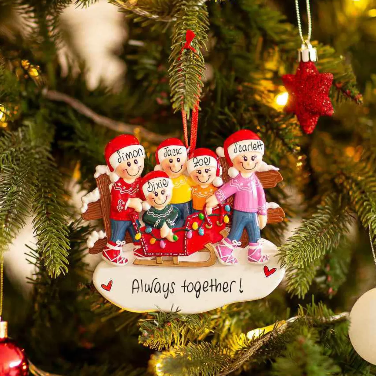 Christmas The Original Family Sleigh For 5 New