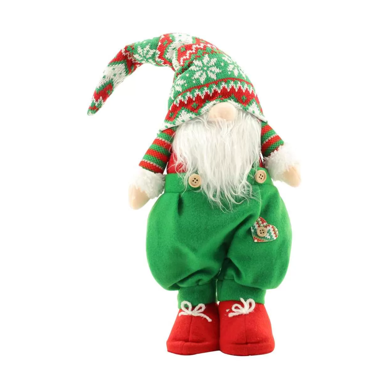 Christmas The Original Green Elf With White Beard 30 Cm Hot