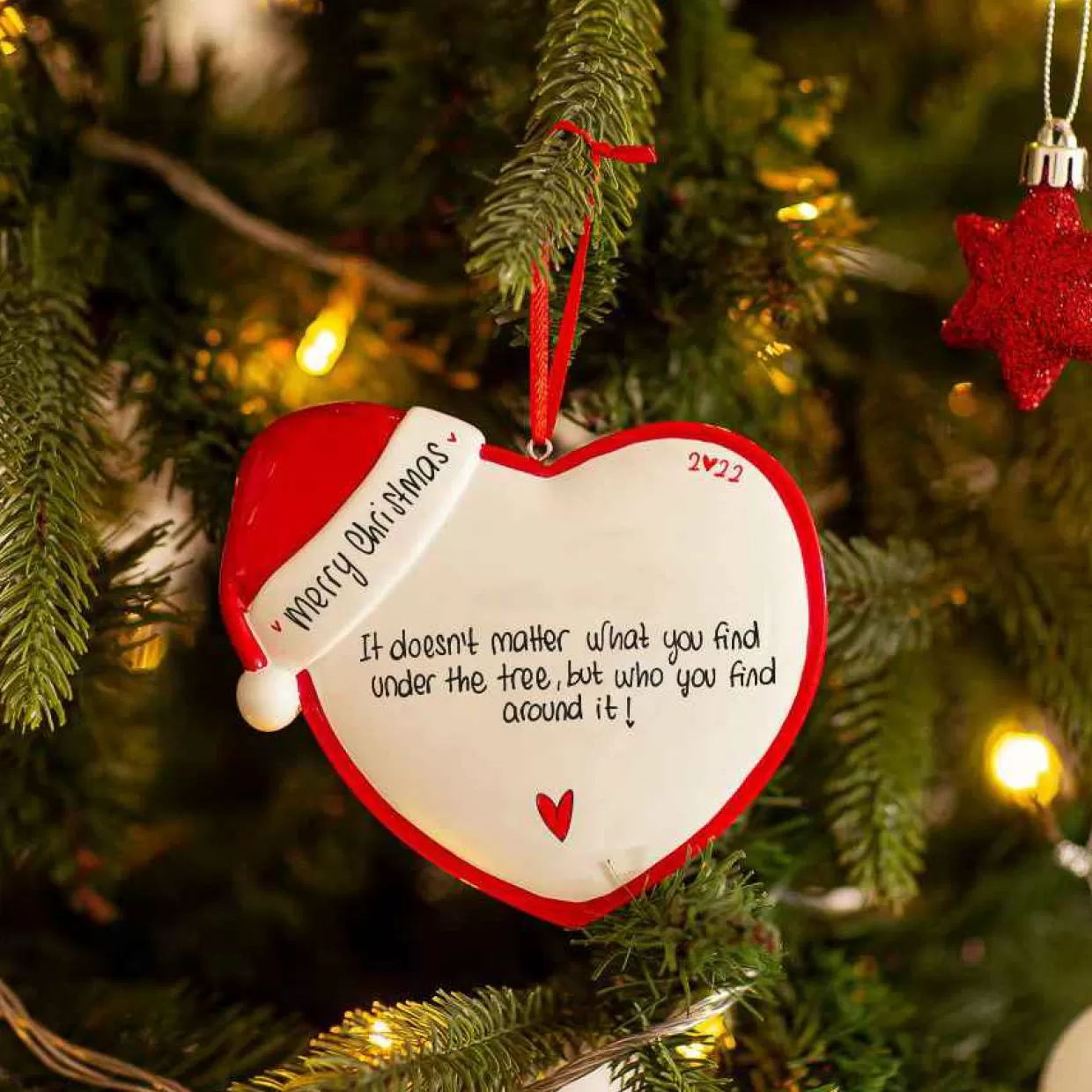 Christmas The Original Heart With Christmas Cap Fashion