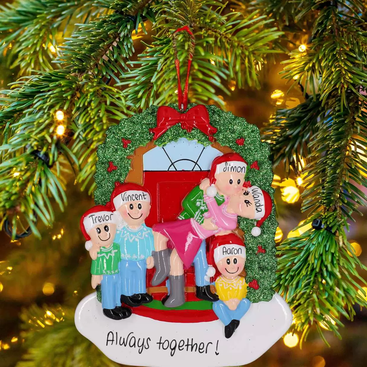 Christmas The Original Kiss On The Door For Five New