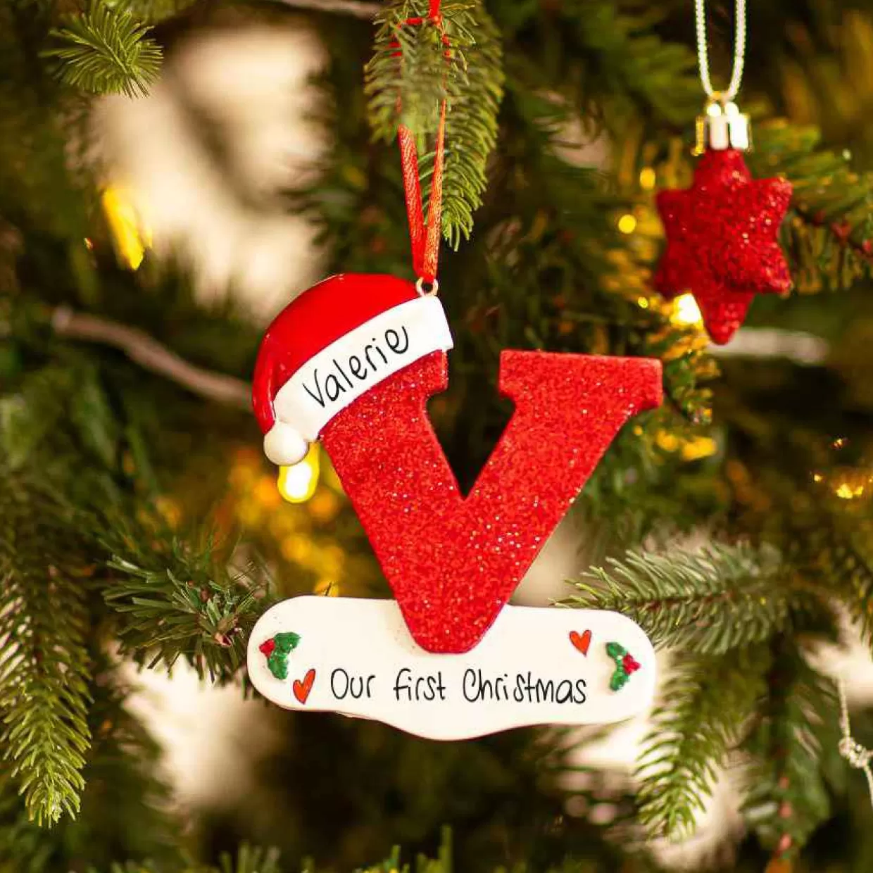 Christmas The Original Letter V Cheap