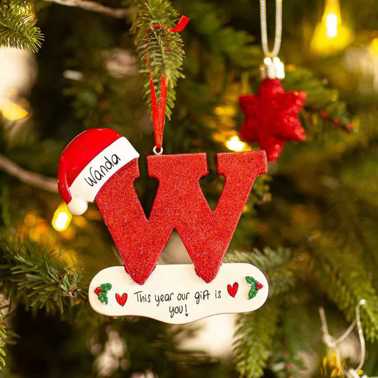 Christmas The Original Letter W Fashion