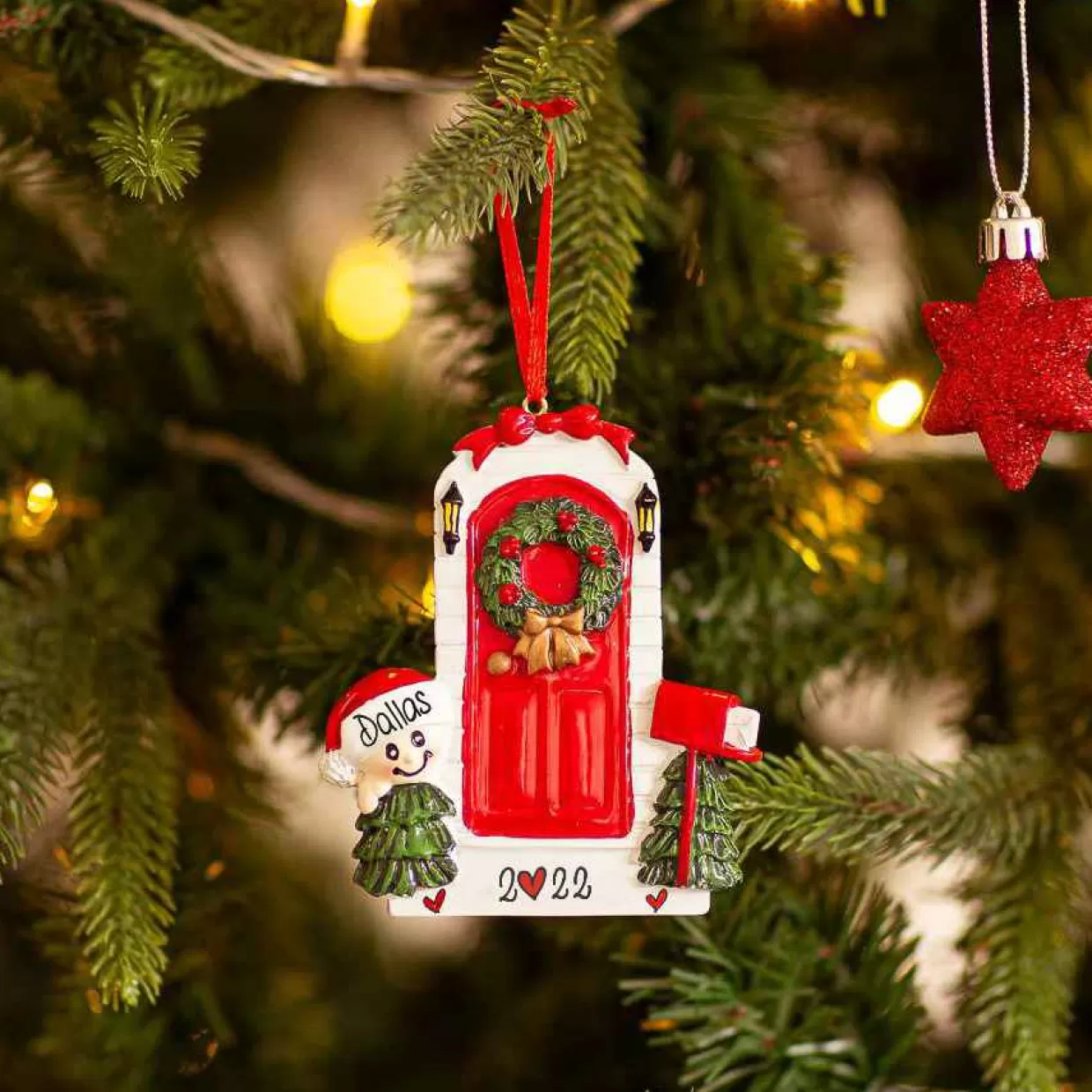 Christmas The Original Little Face At The Door Outlet