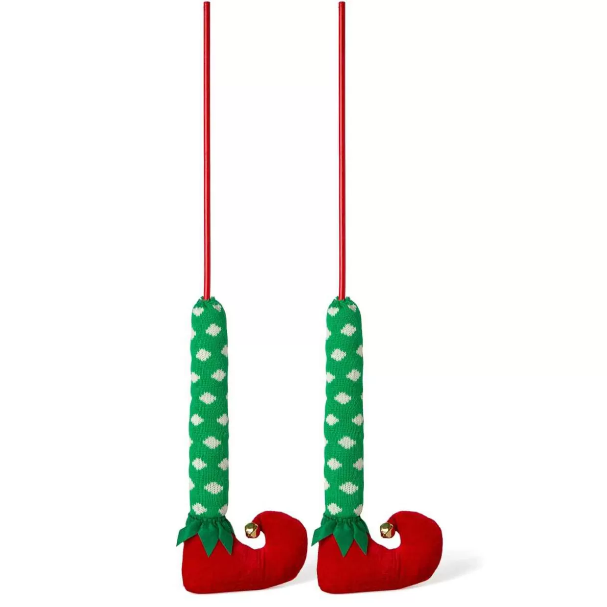 Christmas The Original Polka Dot Green Elf Legs Hot