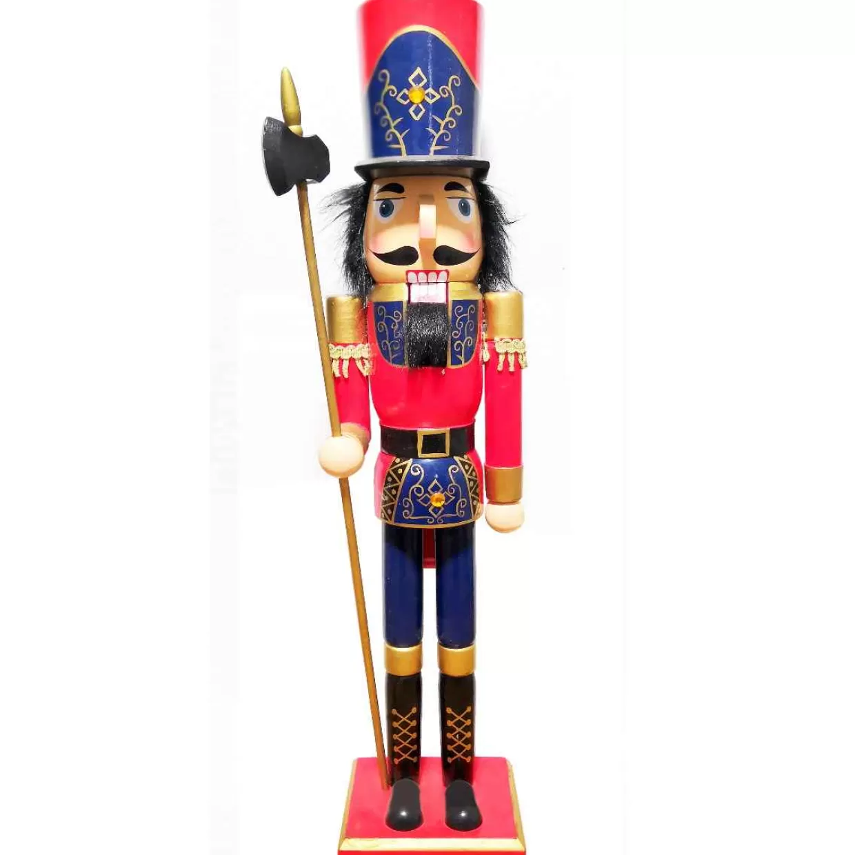 Christmas The Original Red And Blue Hat Soldier Nutcracker 60 Cm Discount