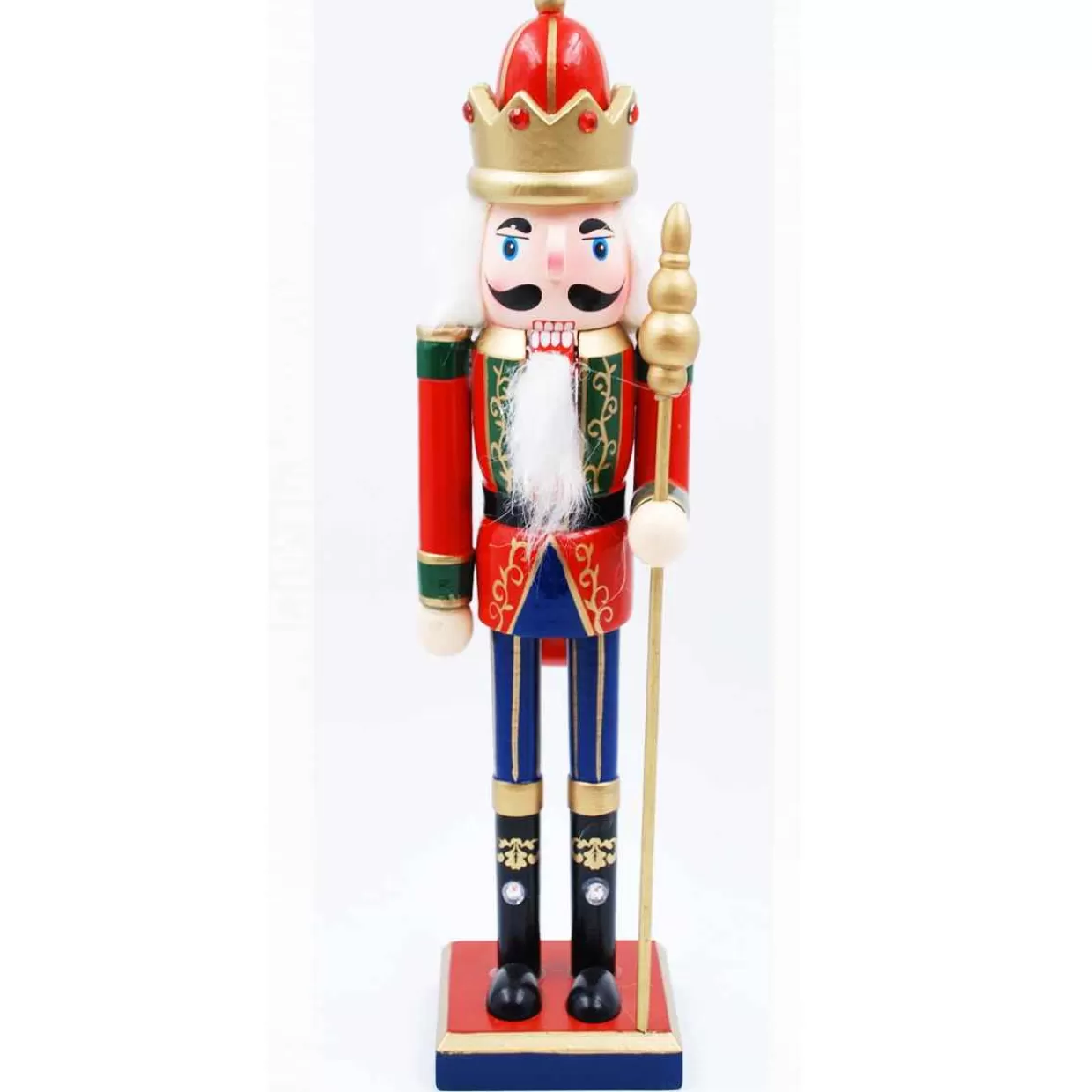 Christmas The Original Red And Blue King Nutcracker 30 Cm Cheap