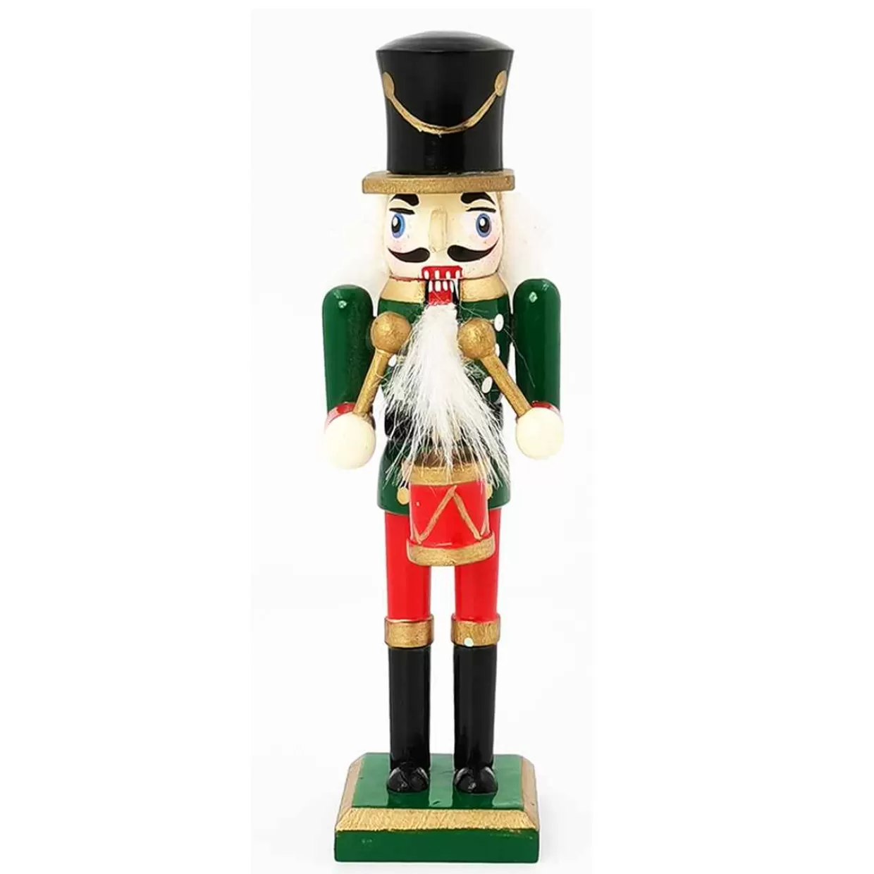 Christmas The Original Red And Green Soldier Nutcracker With Drum 15 Cm Best