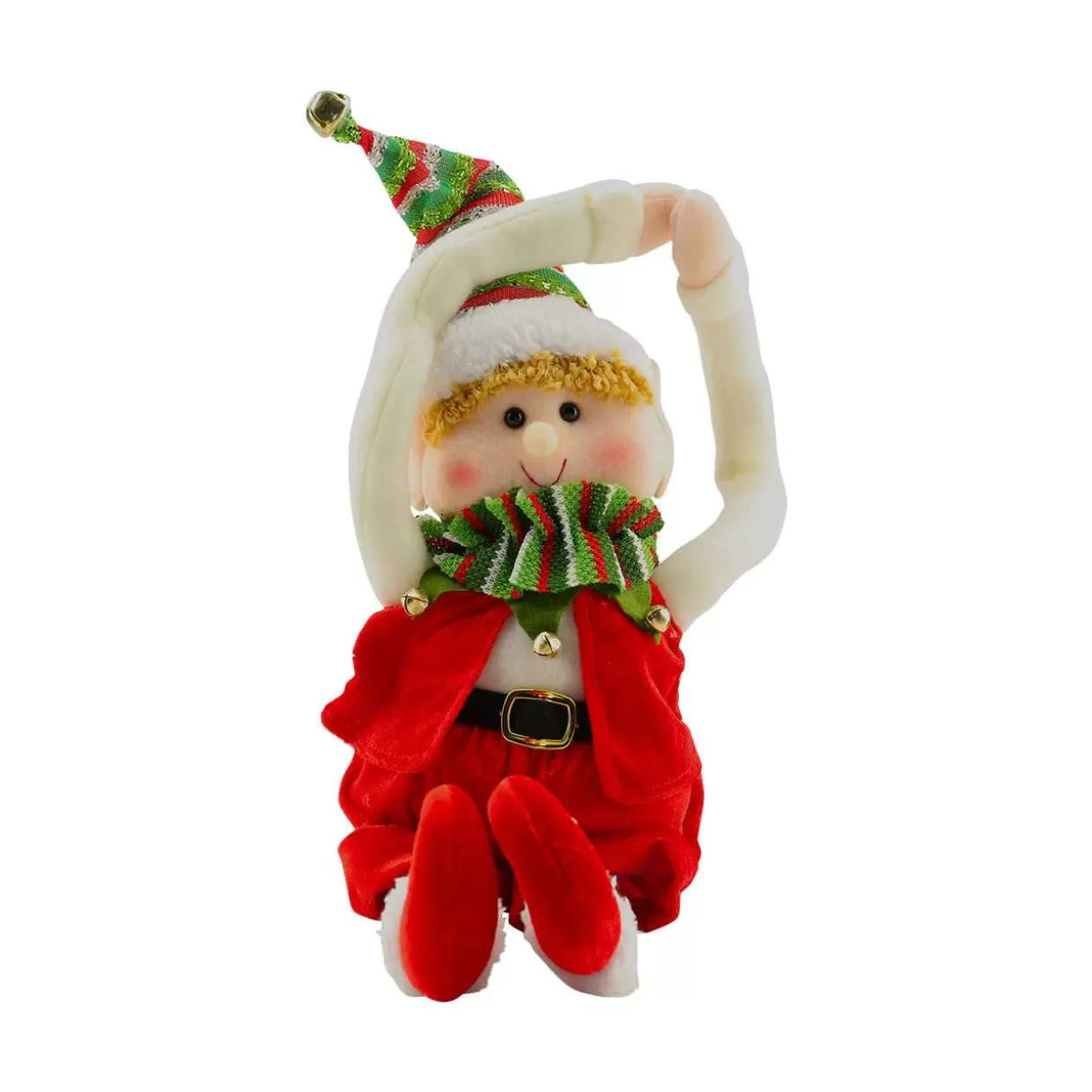 Christmas The Original Red And White Long Arms Elf Boy 55 Cm Best Sale