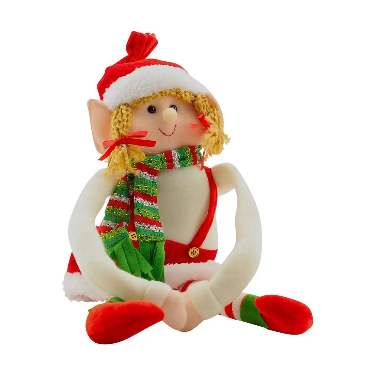 Christmas The Original Red And White Long Arms Elf Girl 55 Cm Store