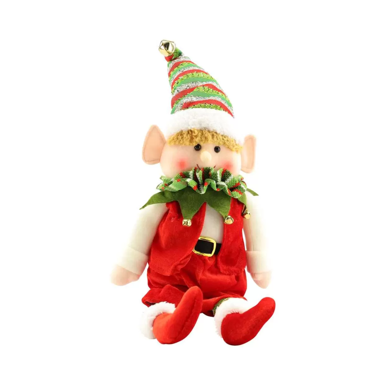 Christmas The Original Red And White Sitting Elf Boy 45 Cm Flash Sale