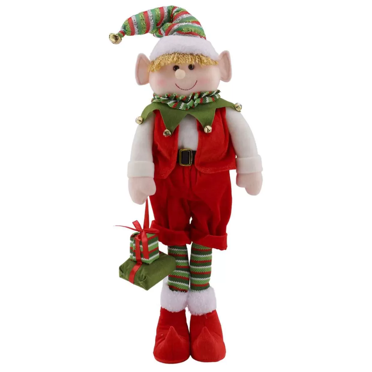 Christmas The Original Red And White Standing Elf Boy 60 Cm Discount