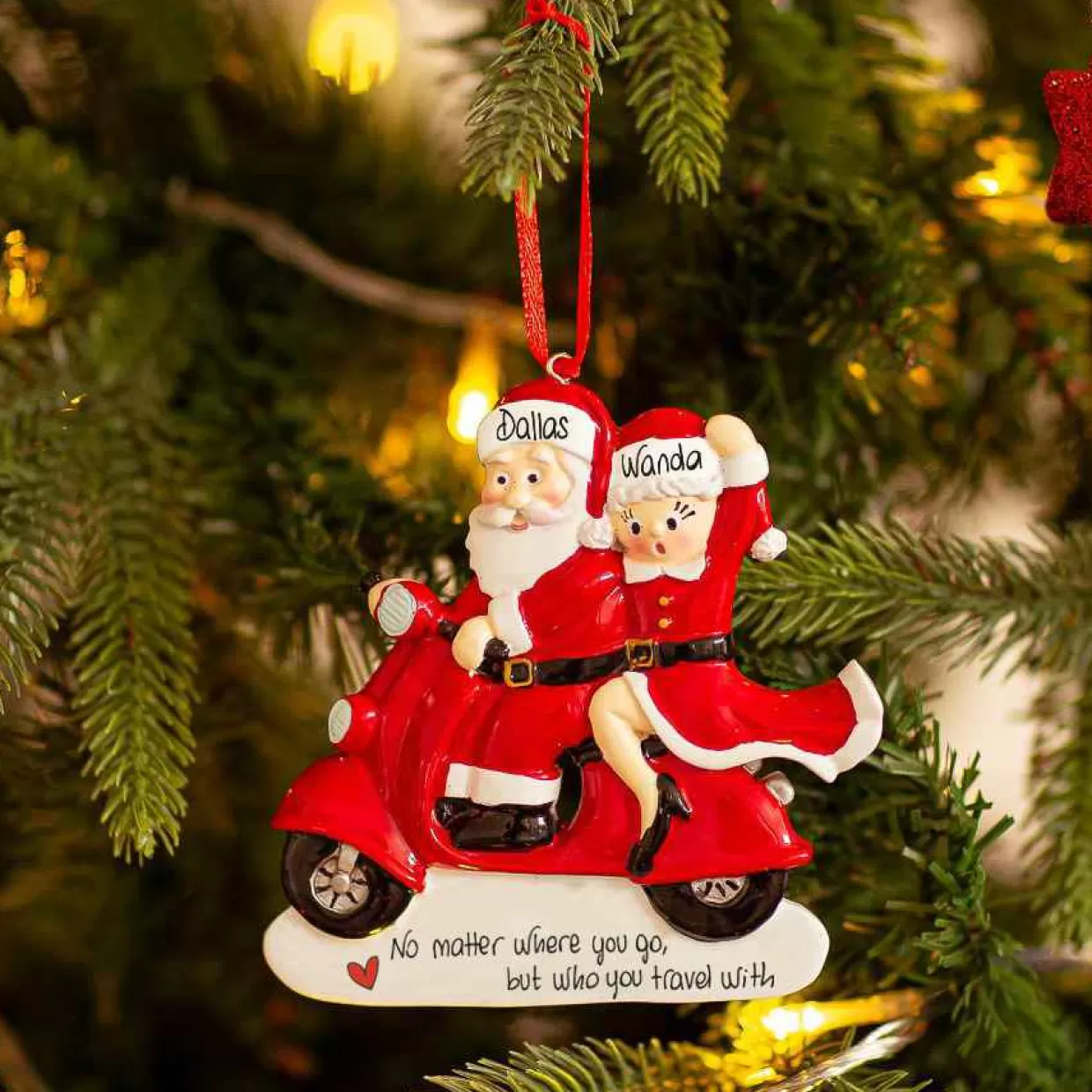 Christmas The Original Santa Claus And His Wife In Vespa Flash Sale