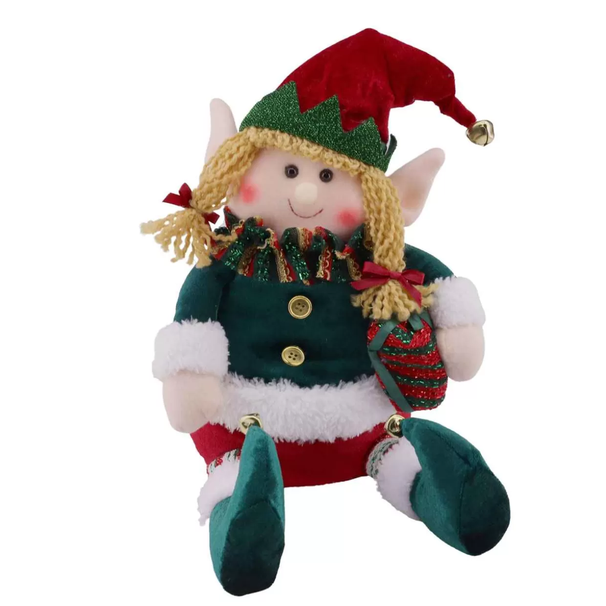 Christmas The Original Sitting Elf Girl 30 Cm Cheap