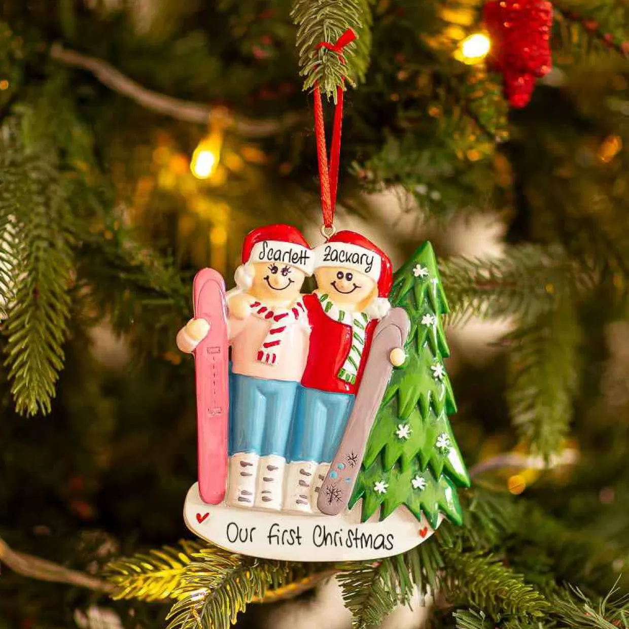 Christmas The Original Skiing In Couple Flash Sale