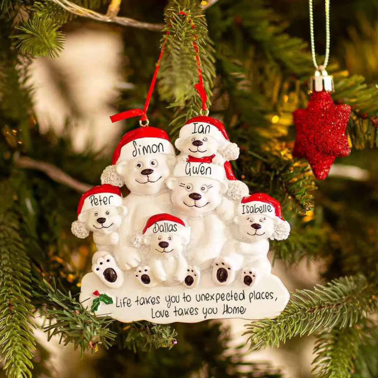 Christmas The Original The Family Of 6 Polar Bears Store