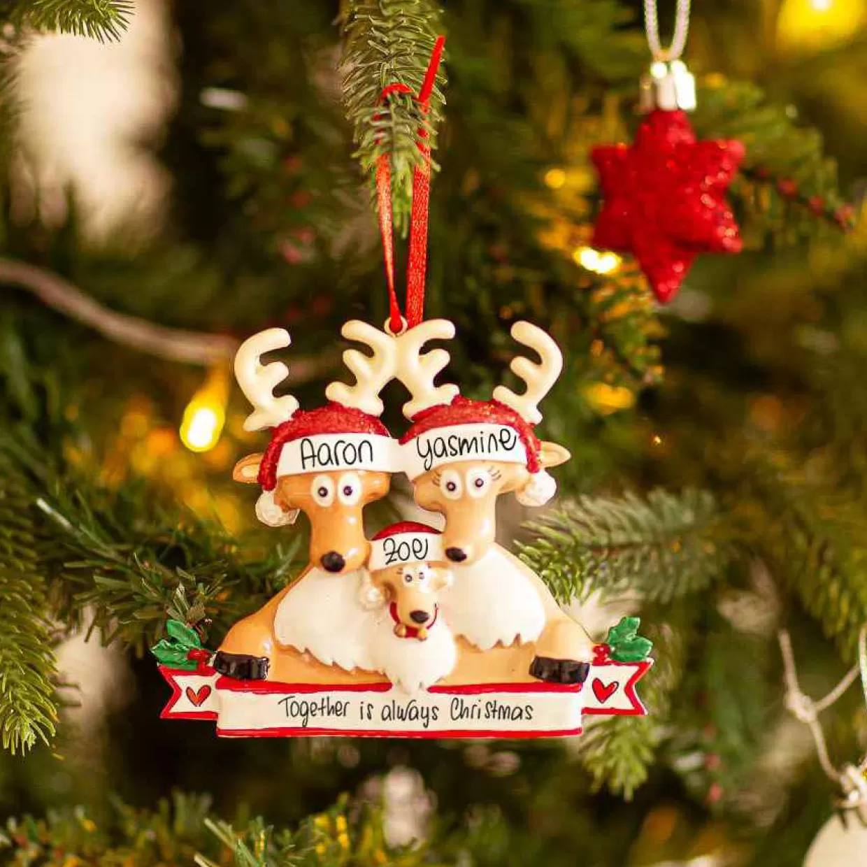 Christmas The Original The Family Of The 3 Reindeer Flash Sale
