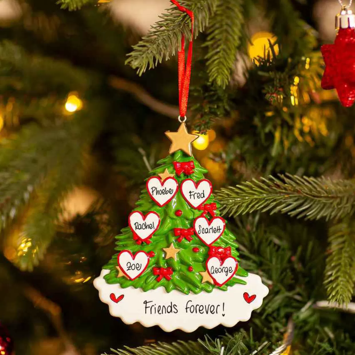 Christmas The Original Tree With 6 Hearts Shop