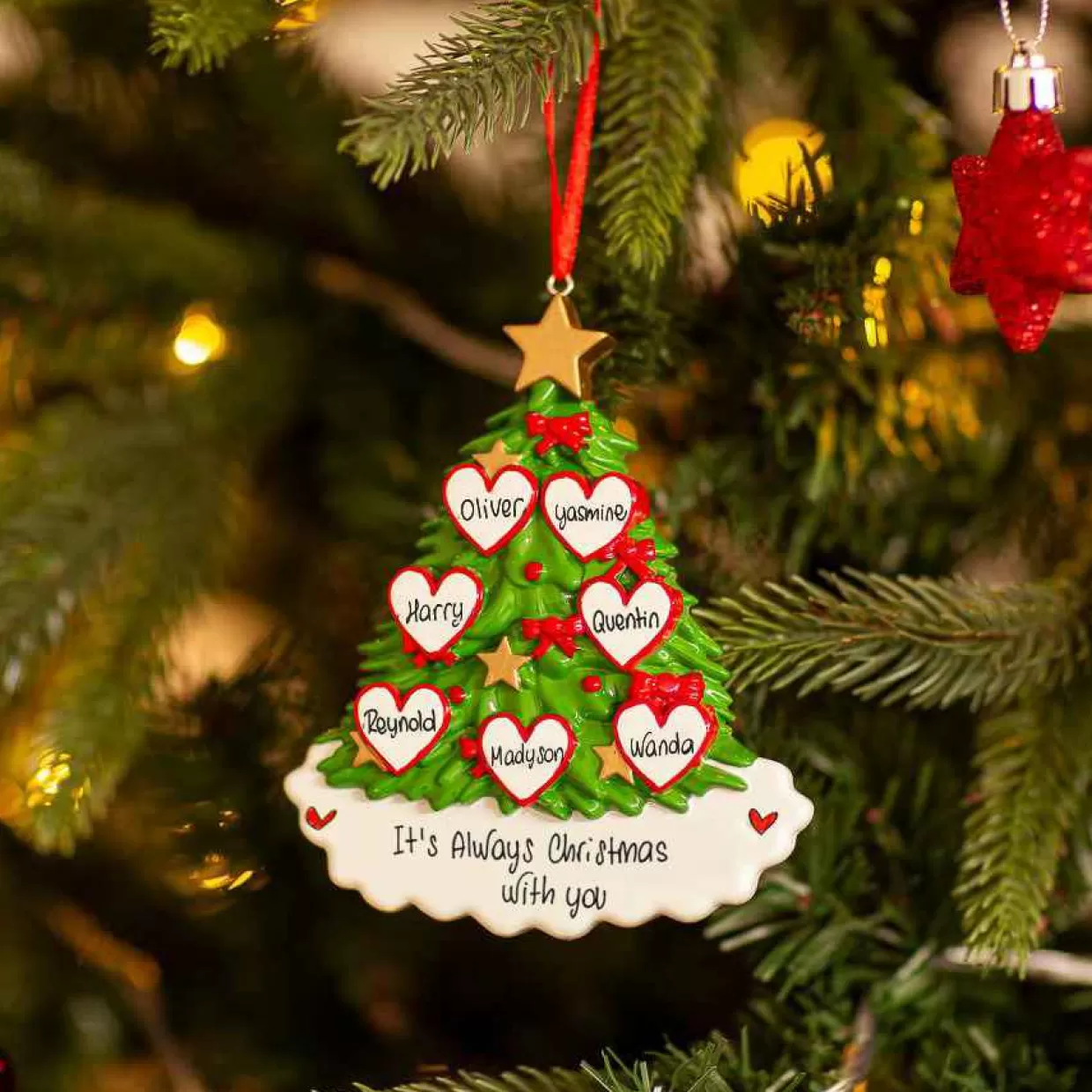 Christmas The Original Tree With 7 Hearts Outlet