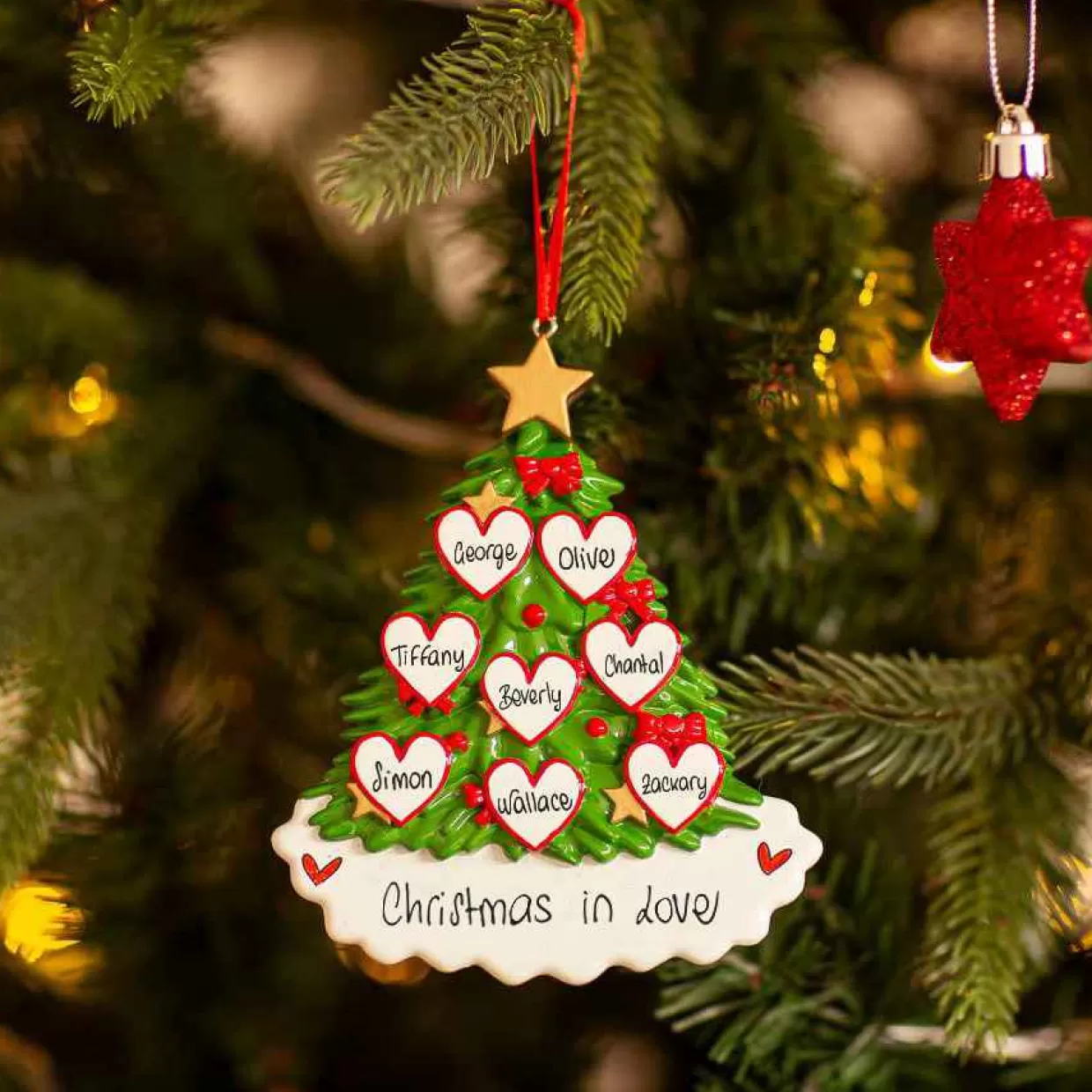 Christmas The Original Tree With 8 Hearts Store