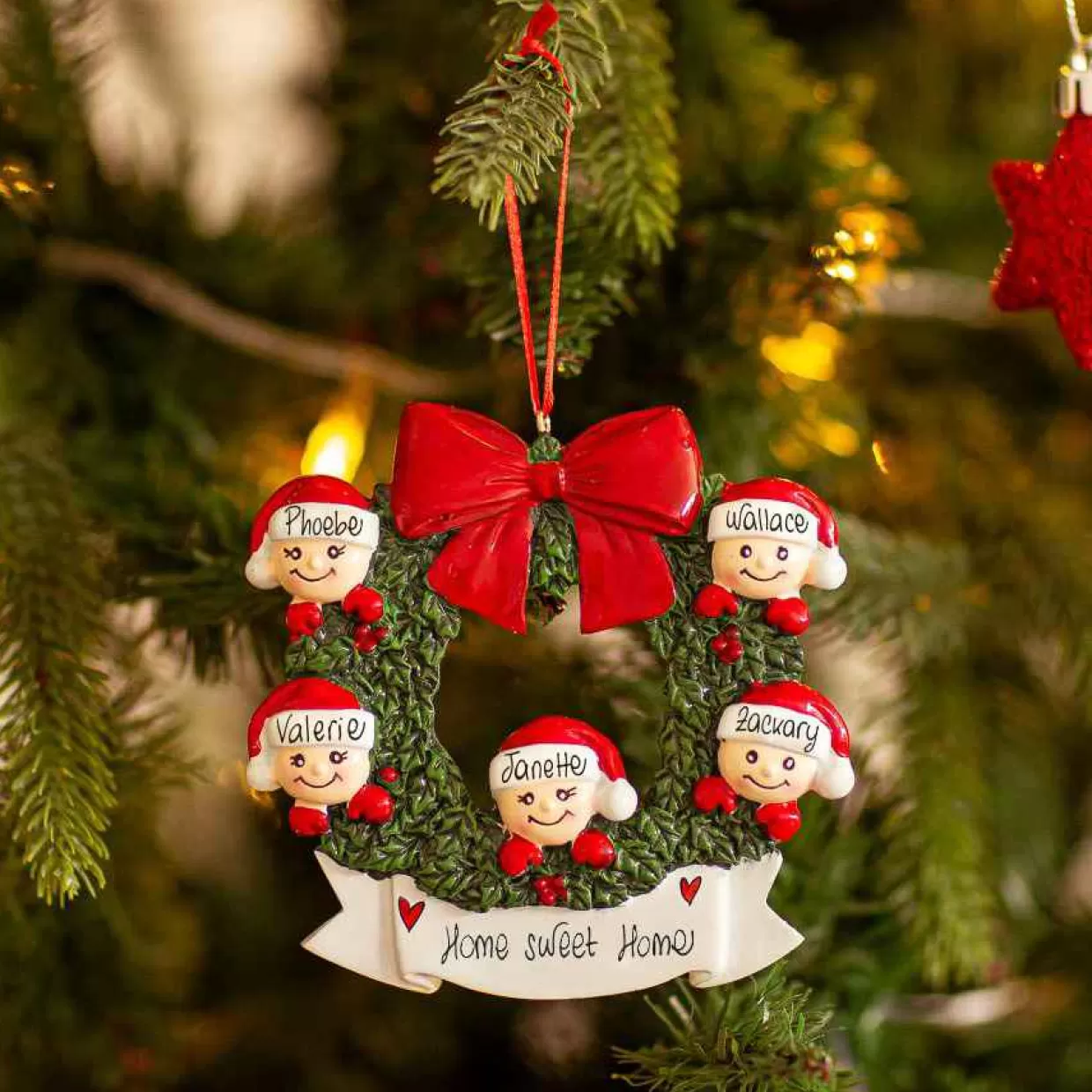 Christmas The Original Wreath With 5 Cheap