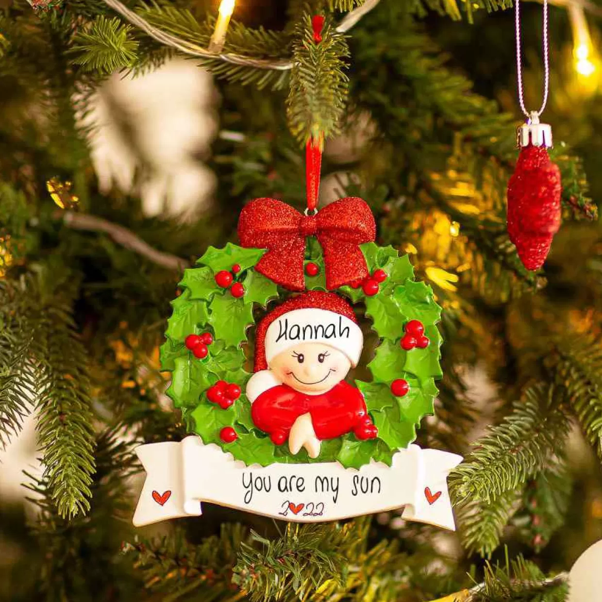 Christmas The Original Wreath With Red Bow For 1 Cheap